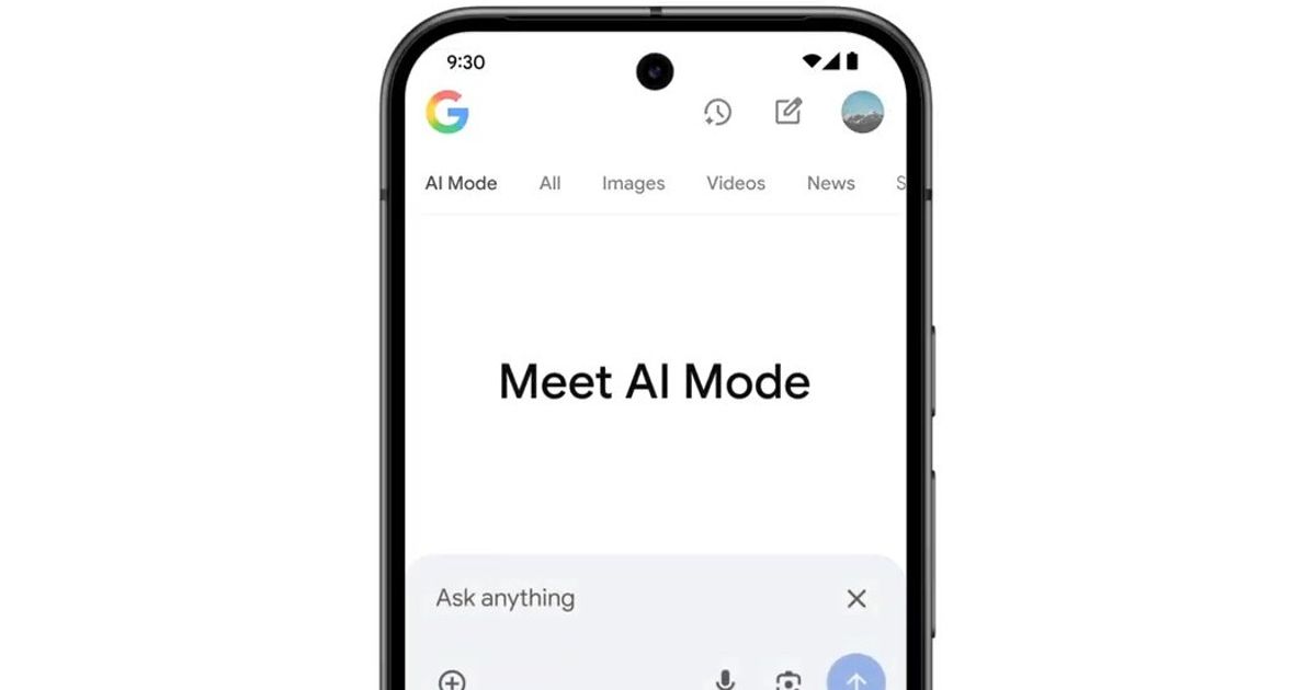 AI Mode.. جوجل تضع الذكاء الاصطناعي في قلب مستطيل البحث