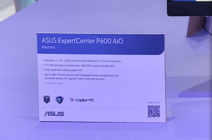ASUS تطلق ExpertCenter P600 أول حواسيب AiO بـCopilot+ ضمن فعاليات #Computex2025