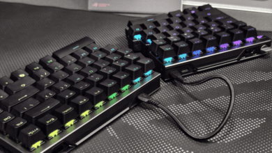 أسوس تكشف النقاب عن لوحة مفاتيح ROG Falcata المبتكرة وفأرة ROG Harpe 2 Ace خلال #Computex2025