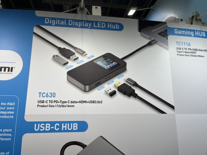 إطلاق محور USB ذكي بشاشة تكشف دقة العرض وإصدار USB للأجهزة المتصلة #Computex2025