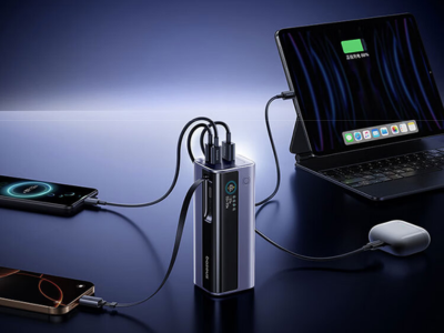 Baseus تكشف النقاب عن بنك طاقة جديد بسعة 20,000 مللي أمبير مع كابل USB-C قابل للسحب