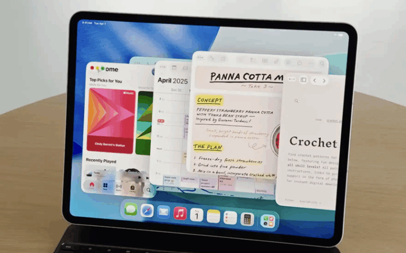 آبل تكشف النقاب عن iPadOS 26 بتصميم جديد ونظام نوافذ مبتكر في #WWDC25
