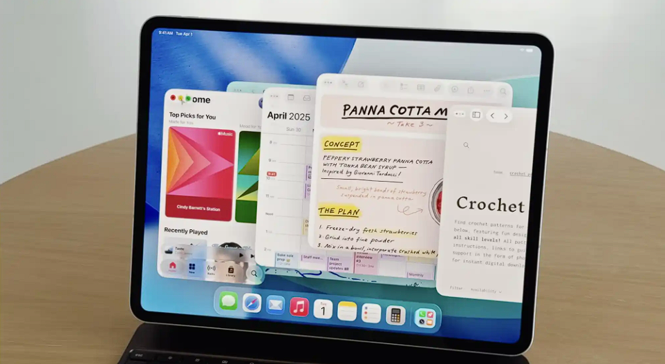 آبل تكشف النقاب عن iPadOS 26 بتصميم جديد ونظام نوافذ مبتكر في #WWDC25