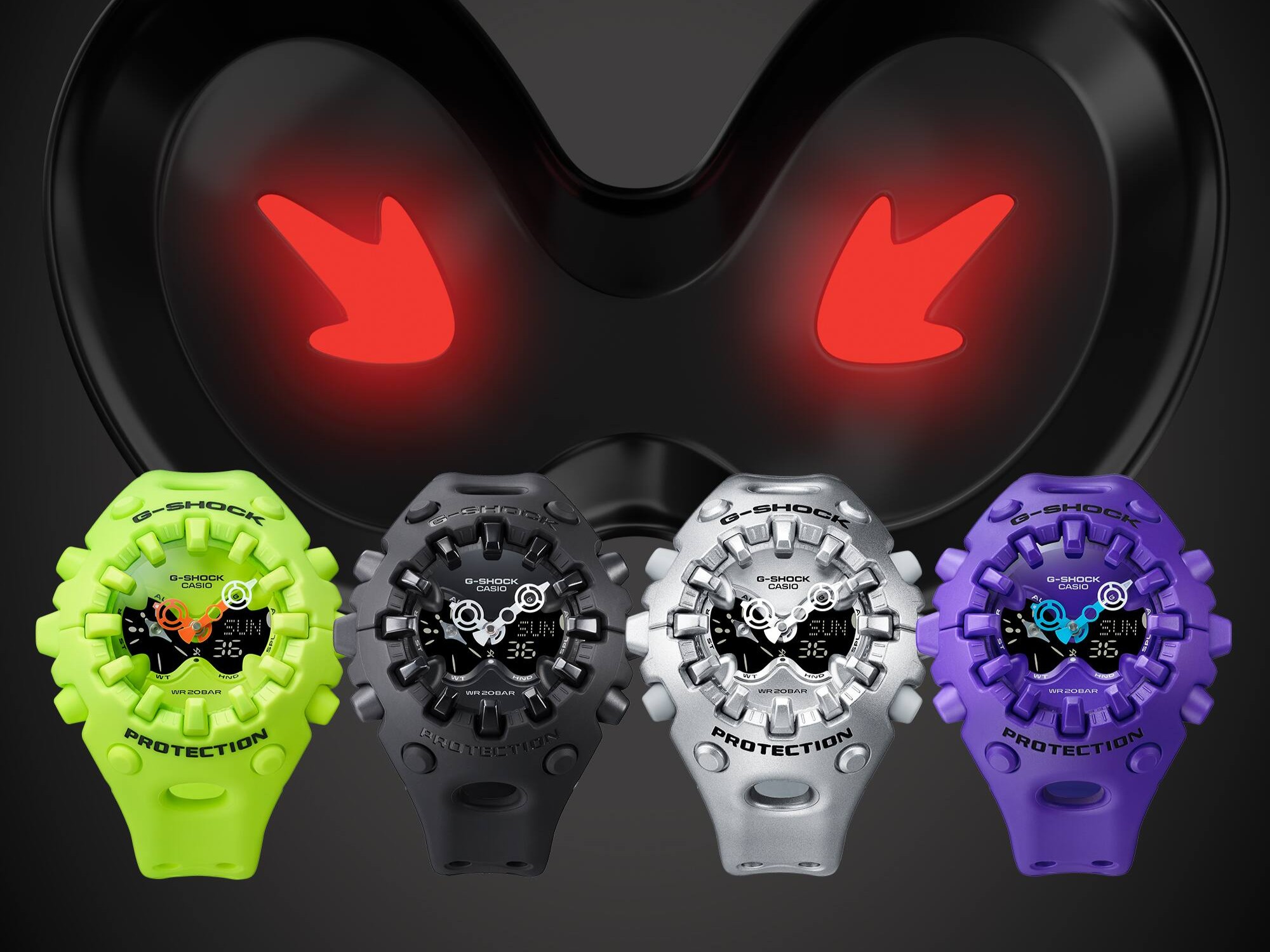أصدرت كاسيو ساعة G-Shock GA-V01r بتصميم جديد وثلاثة ألوان مميزة حصرياً!