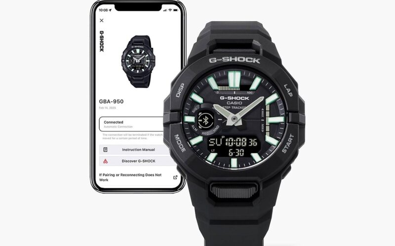 ساعة كاسيو G-Shock GBA-950 متوفرة حصريًا في أوروبا الآن!