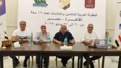 مصر تحتضن البطولة العربية للتنس للناشئين والناشئات تحت 12 عامًا