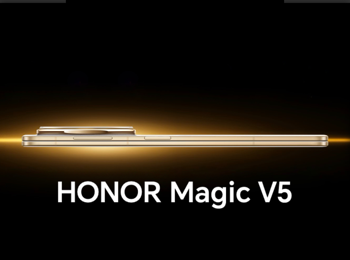 هاتف Honor Magic V5 يحطم المنافسة: أنحف وأخف هاتف قابل للطي عالميًا متفوقًا على Oppo Find N5 وVivo X Fold5