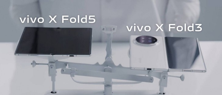 هاتف Vivo X Fold5 الجديد: وزن أخف من 219 جرامًا مقارنةً بـ X Fold3 وفقًا لفيديو تشويقي حصري